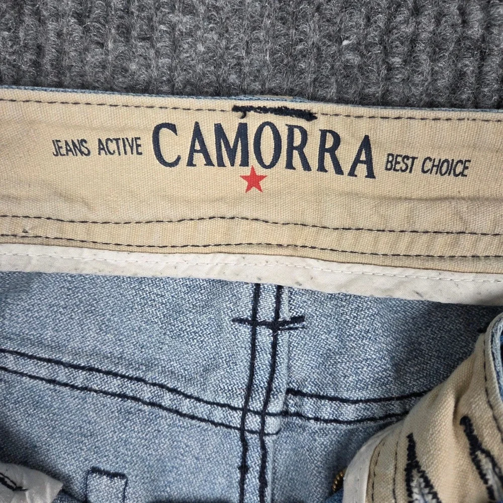 Camorra Jeans Active Mens 38 Light Wash Straight Leg Denim Blue 26358‎